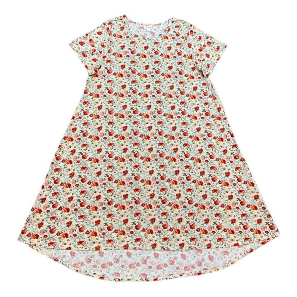 NWT‎ NEW LuLaRoe Carly Floral Swing Dress High Low Flowy